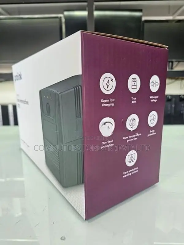 PROLINK UPS 650VA (PRO701SFC) Super Fast Charging Line Interactive