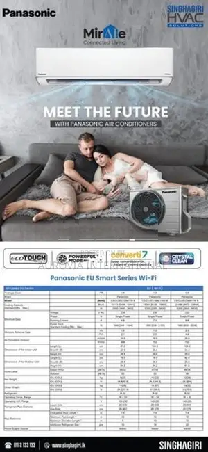 Panasonic 24000BTU Smart Inverter Air Conditioner EU Series