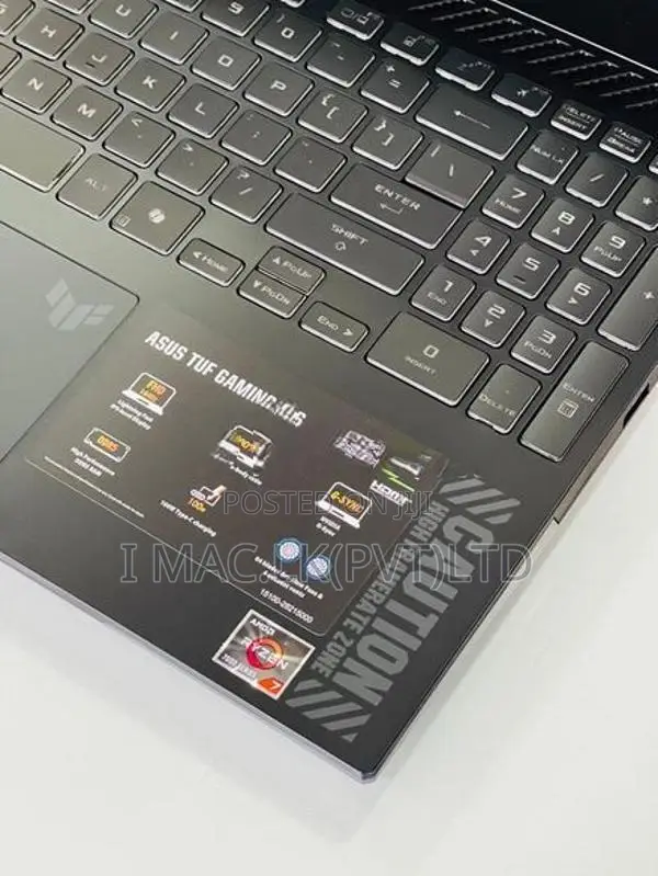 Asus Tuf A16 - Ryzen 7 7445HS + RTX4050/6GB 16GB DDR5 -Gaming Laptop