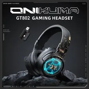 ONIKUMA GT802 Tri-Mode RGB Gaming Headset – 2.4GHz/Bluetooth/Wired