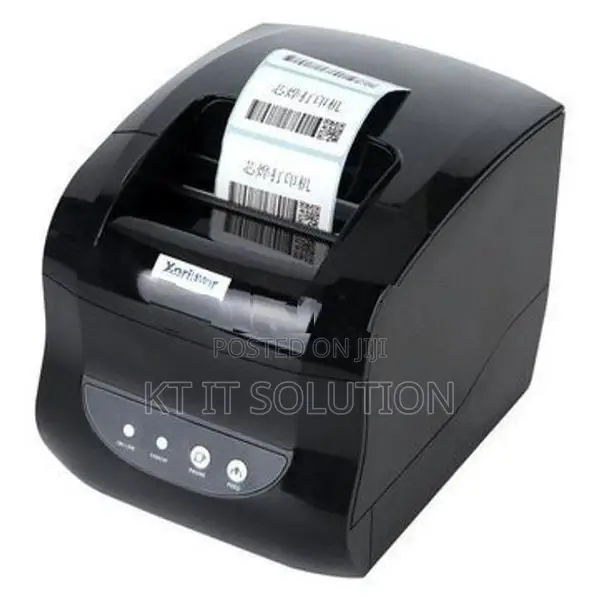 X printer XP-365B Direct Thermal barcode label 80mm