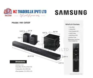 samsung Soundbar HW-Q930F 9.1.4 ch Subwoofer & Rear Speaker
