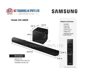 SAMSUNG HW-Q800F Q-Series 5.1.2 ch Subwoofer symphony speakers