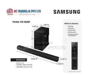 SAMSUNG Soundbar HW-B650F 3.1 ch Subwoofer Black