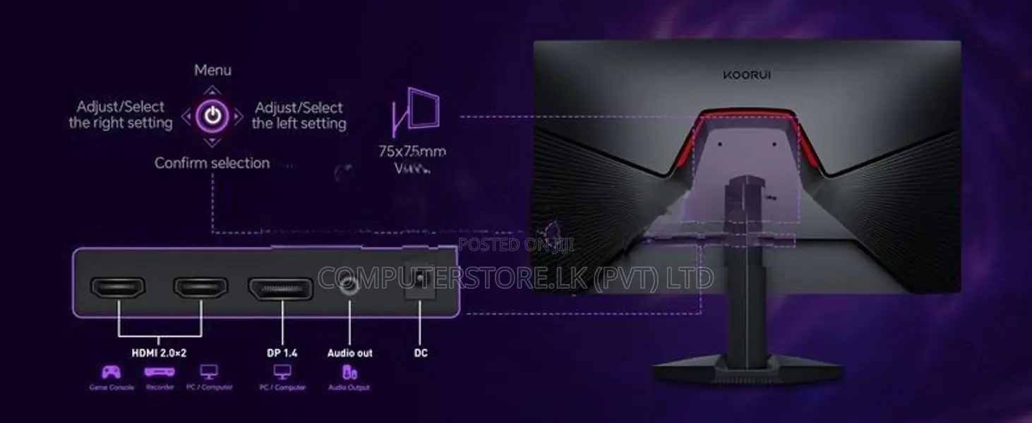 KOORUI G2411P 24-inch IPS FHD 200Hz Gaming Monitor