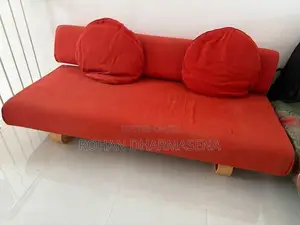 2 IKEA Red sofas