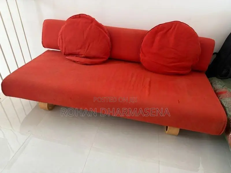 2 IKEA Red sofas