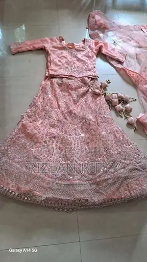 Lehanga Peach Full Set