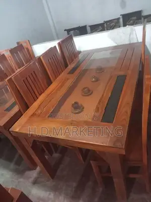 6*3 Design Teak Wood Dinning Table