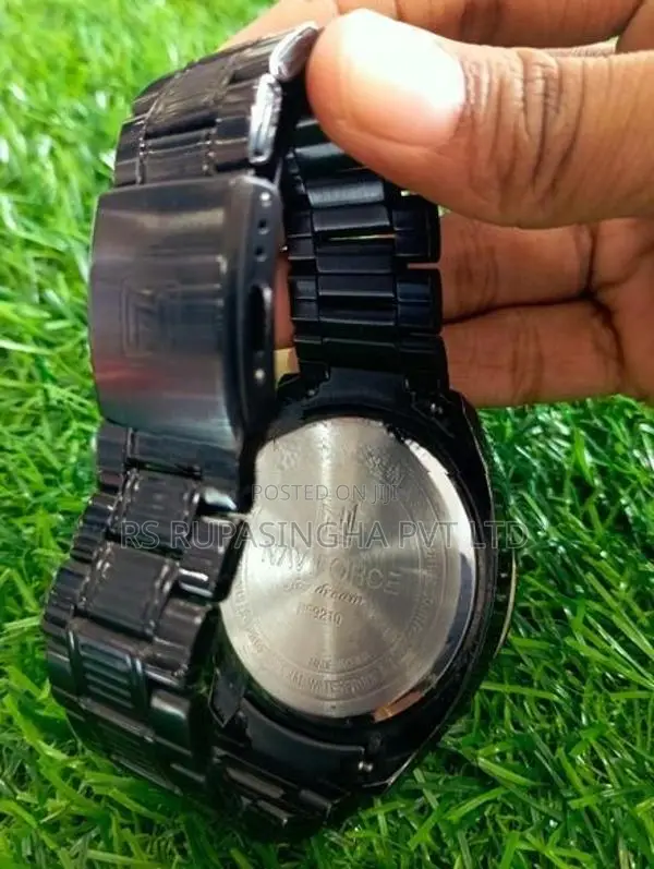 Naviforce Black Colour Hand Watch