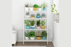 4 Tier Metal Plant Stand Rack