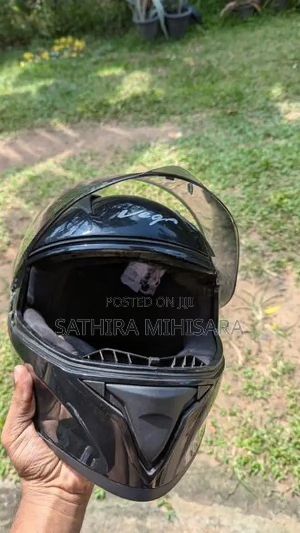 Vega Black Shine Helmet