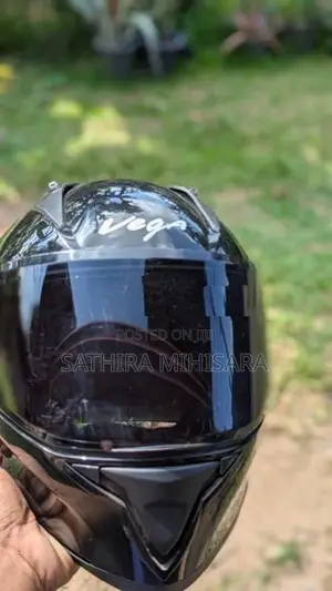 Vega Black Shine Helmet