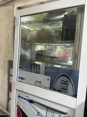 Brand New White Aluminum Glass Door