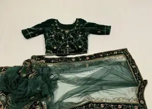 Green Bridal Lehenga Set