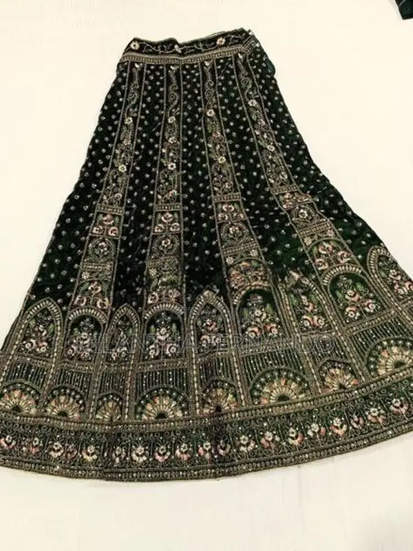 Green Bridal Lehenga Set