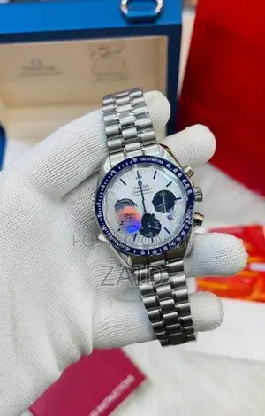 Omega Speedmaster Silver Snoopy Award 50 Swiss ETA Automatic Mens Watc