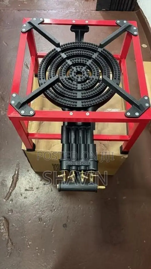 Cast Iron Industrial Gas Burner (with Frame)