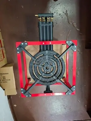 Cast Iron Industrial Gas Burner (with Frame)