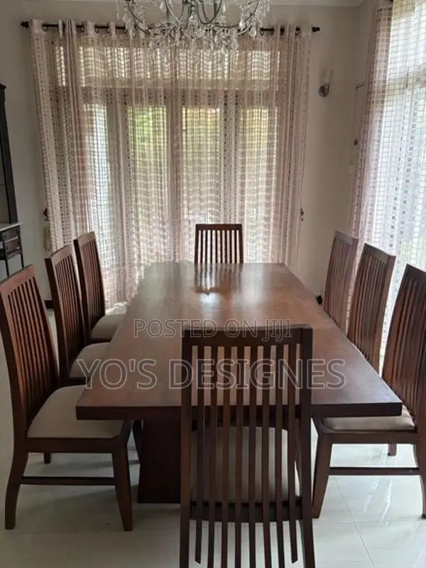 Teak 8 Seater dinning table with chairs