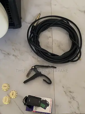 MONO Jack 6.35mm Guitar/Amp/Cab Audio Instrument Cable Lead 6m