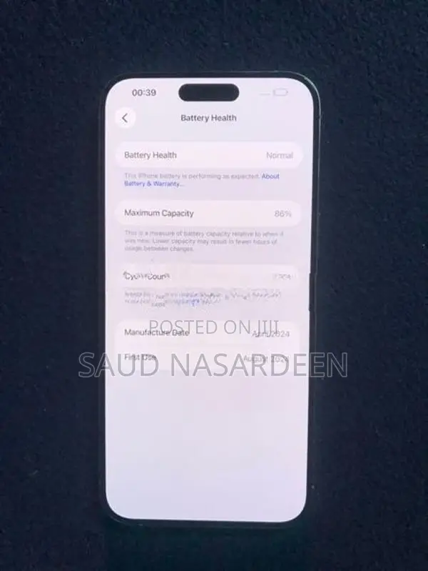 Apple iPhone 15 Pro Max (Used)