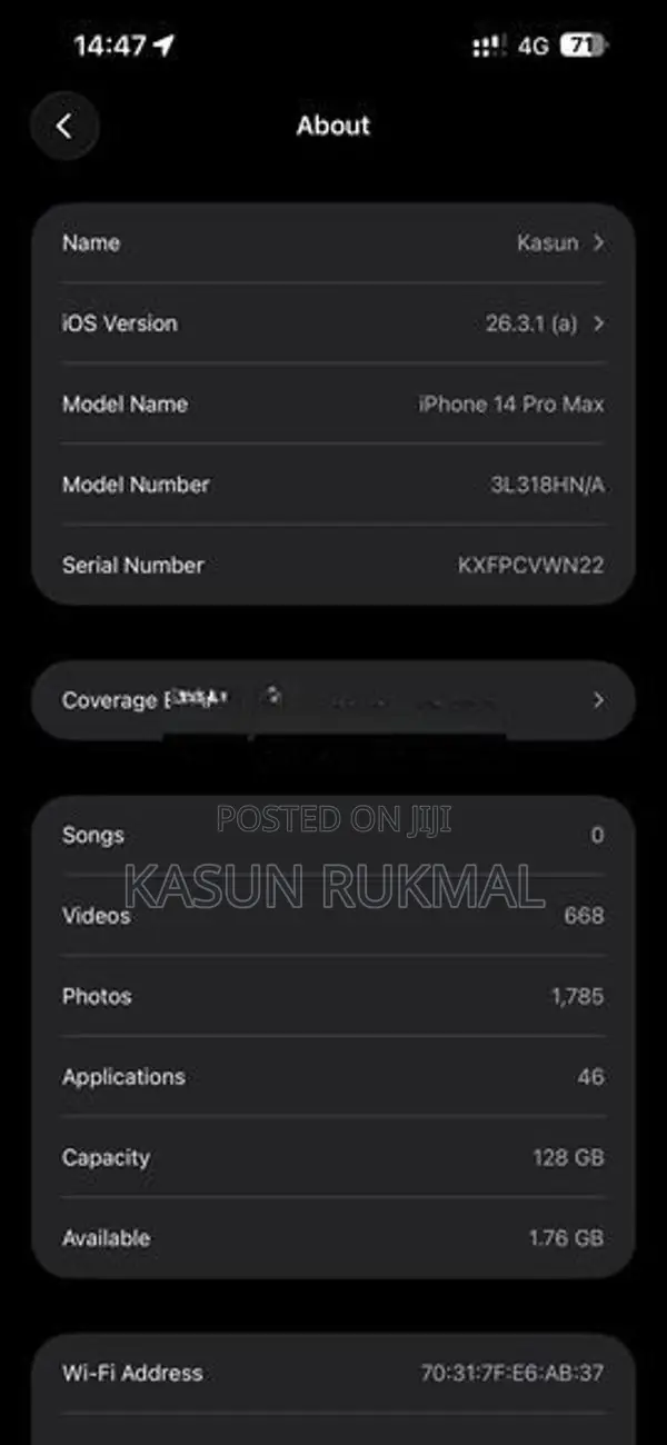 Apple iPhone 14 Pro Max (Used)