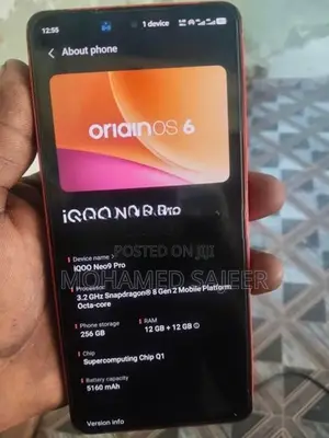 Vivo Iqoo Neo 9 Pro (Used)