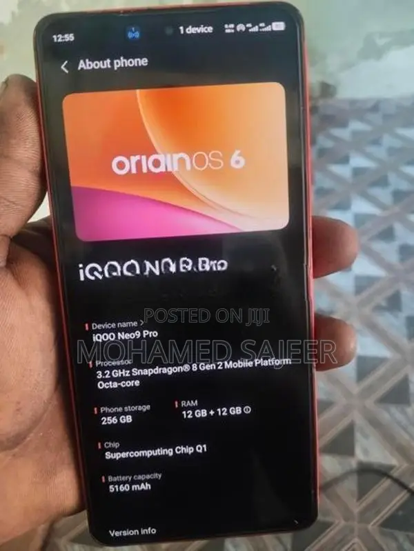 Vivo Iqoo Neo 9 Pro (Used)