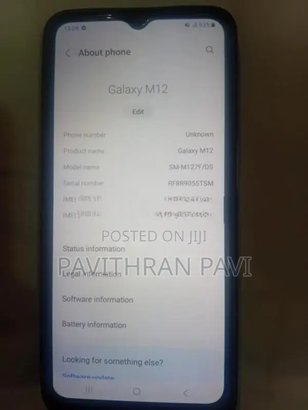 Samsung Galaxy M12 (Used)