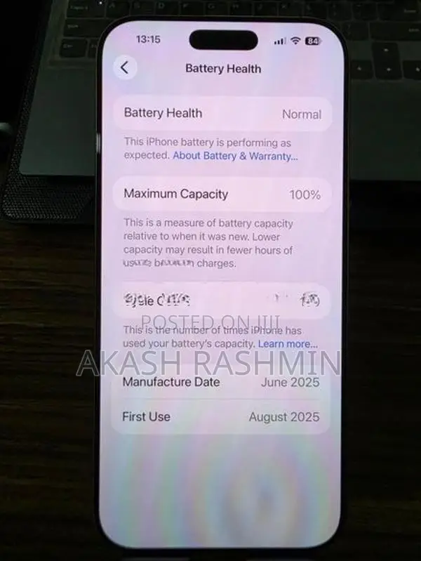Apple iPhone 16 Pro Max Dester Titanium (Used)