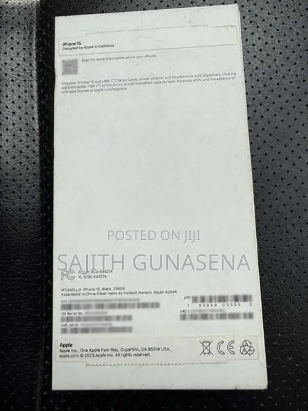 Apple iPhone 15 256GB (Used)