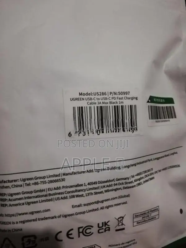 Ugreen Type C To Cable