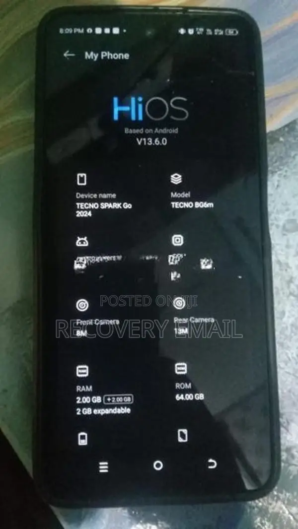 Tecno Spark Go 2024 (Used)