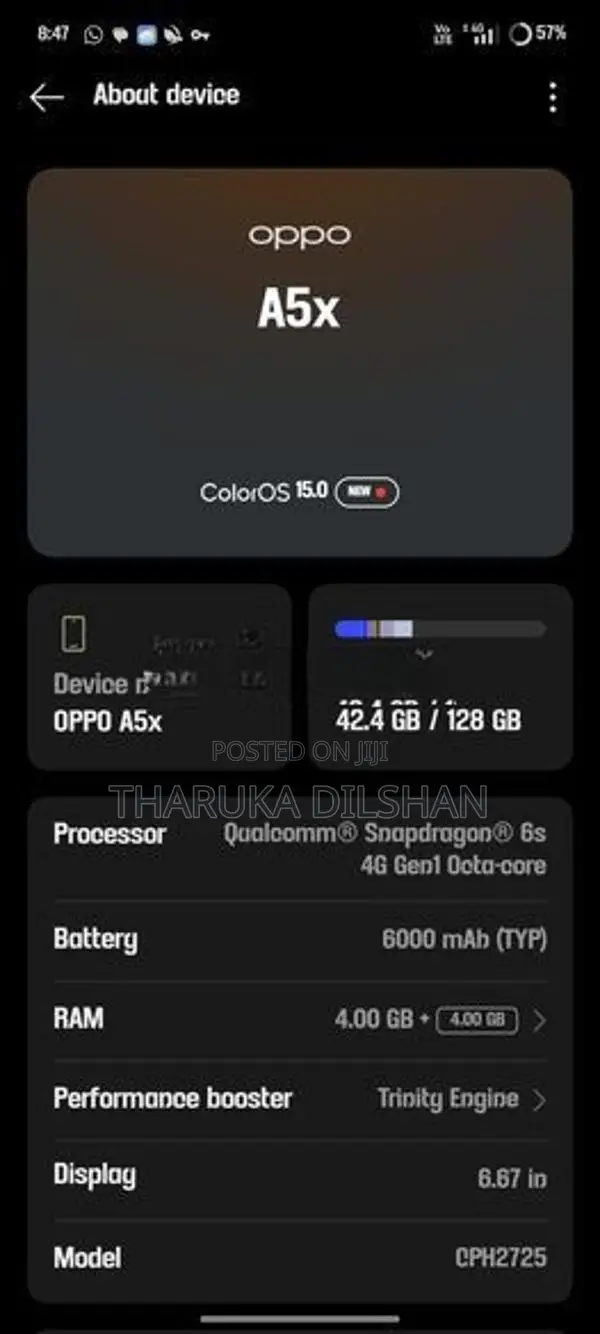 Oppo A5x (Used)