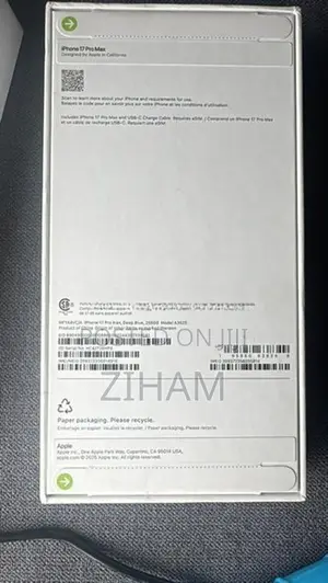 Apple iPhone 17 Pro Max 256GB ESIM (Brand New)