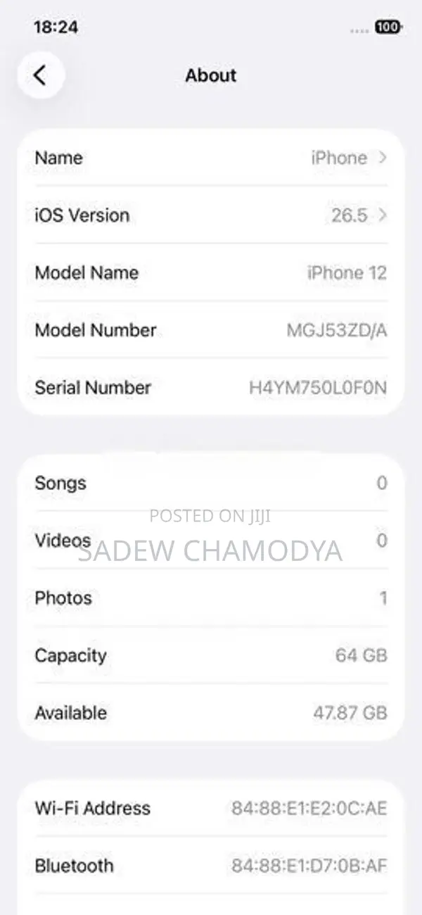 Apple iPhone 12 (Used)