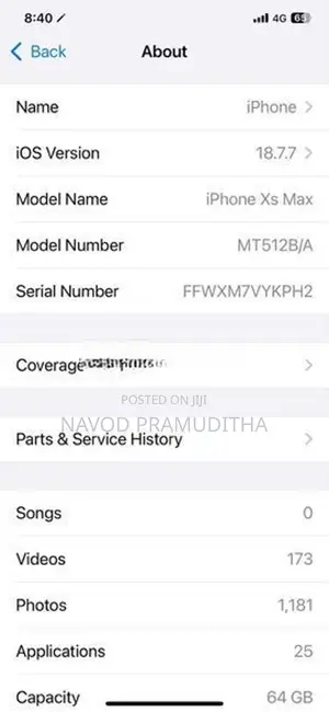 Apple iPhone XS Max (Used)