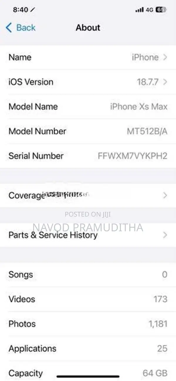 Apple iPhone XS Max (Used)
