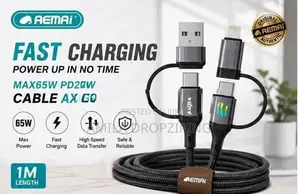 REMAI AX-79 4-in-1 Fast Charging Cable