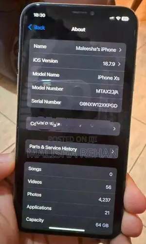 Apple iPhone XS 64GB (Used)