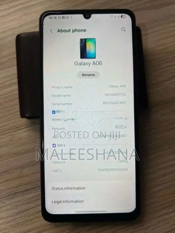 Samsung Galaxy A06 6GB 125GB (Used)