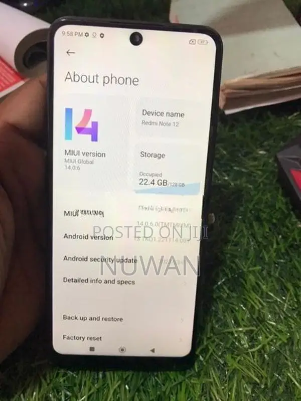 Xiaomi Redmi Note 12 8GB 128GB (Used)