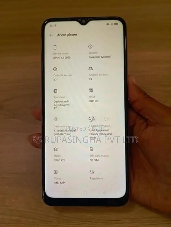 Oppo A5 3GB 64GB (Used)