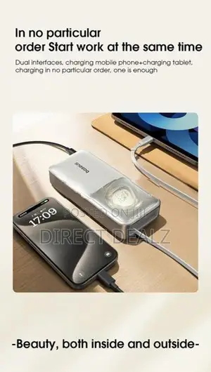 Baseus NOMOS 30W 20000 Digital Display Power Bank with Built-in Cable