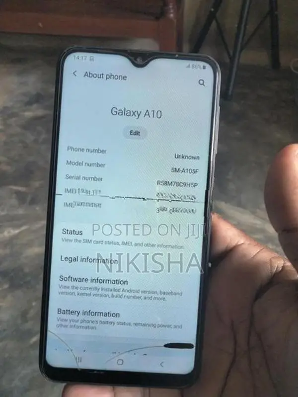 Samsung Galaxy A10 4g (Used)