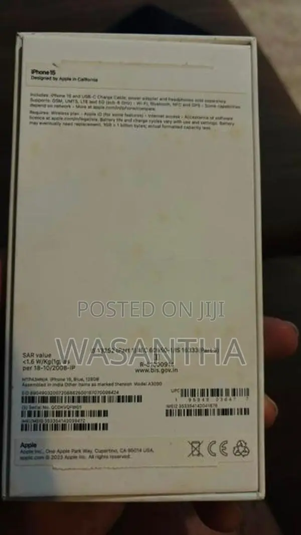 Apple iPhone 15 5G (Used)