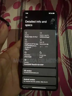 Xiaomi Redmi Note 14 Pro Plus (Used)
