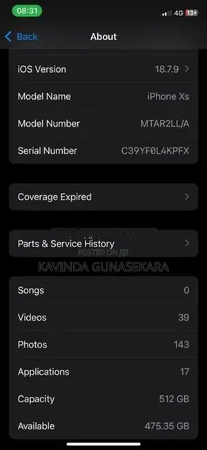 Apple iPhone XS (Used)