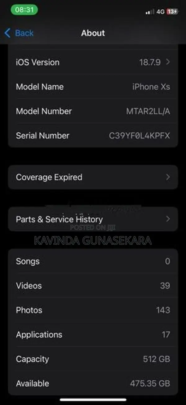 Apple iPhone XS (Used)